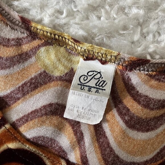 Vintage Velour Groovy Top - Picture 4 of 4